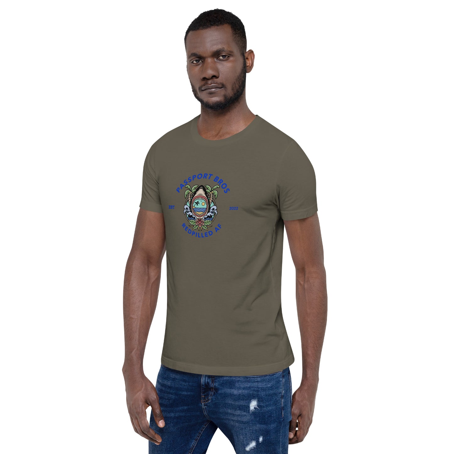 Passport Bros Shark t-shirt