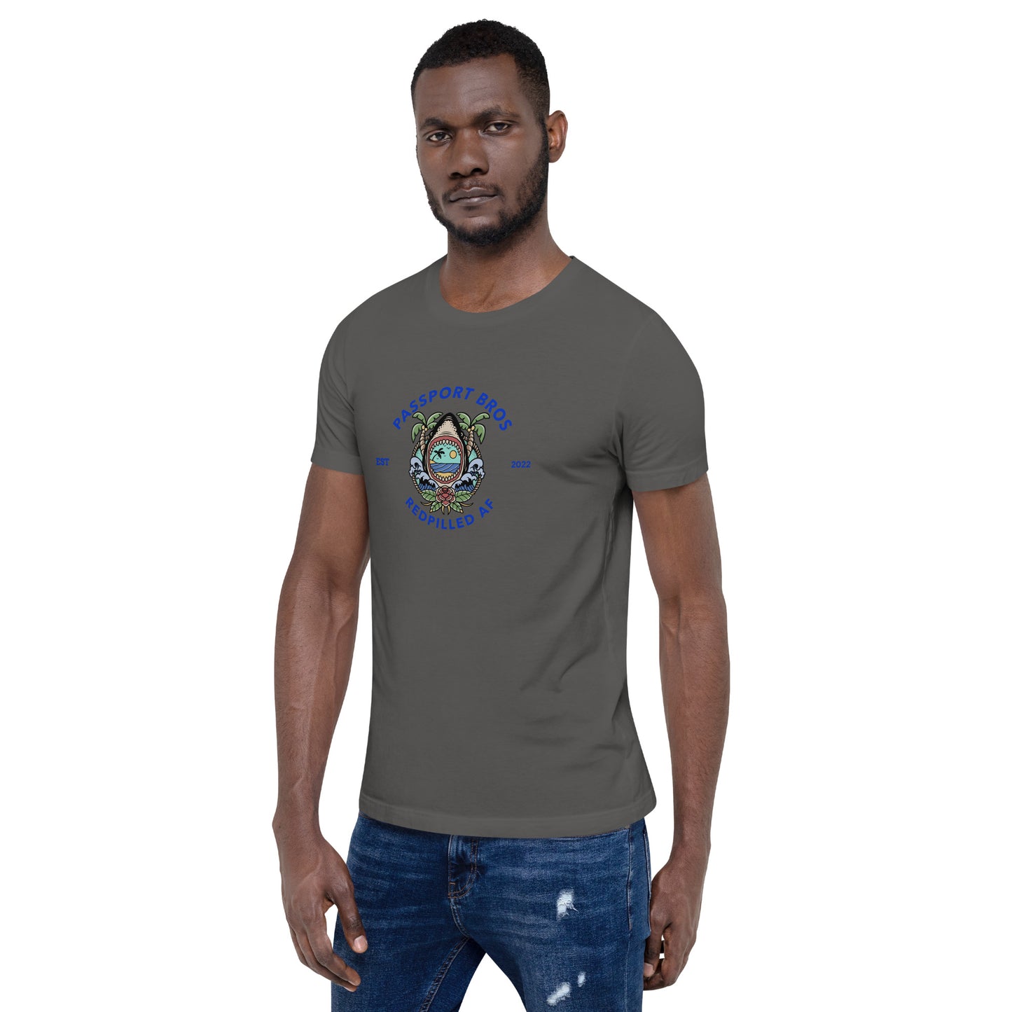 Passport Bros Shark t-shirt