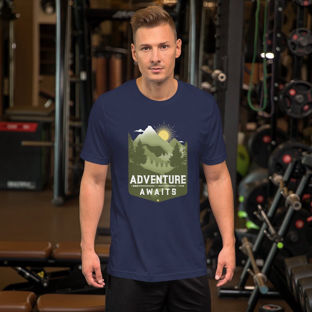 Adventure Awaits Mountain t-shirt