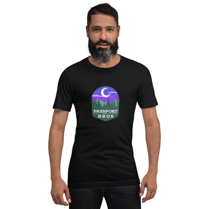 Mountain Midnight Passport Bros T-shirt