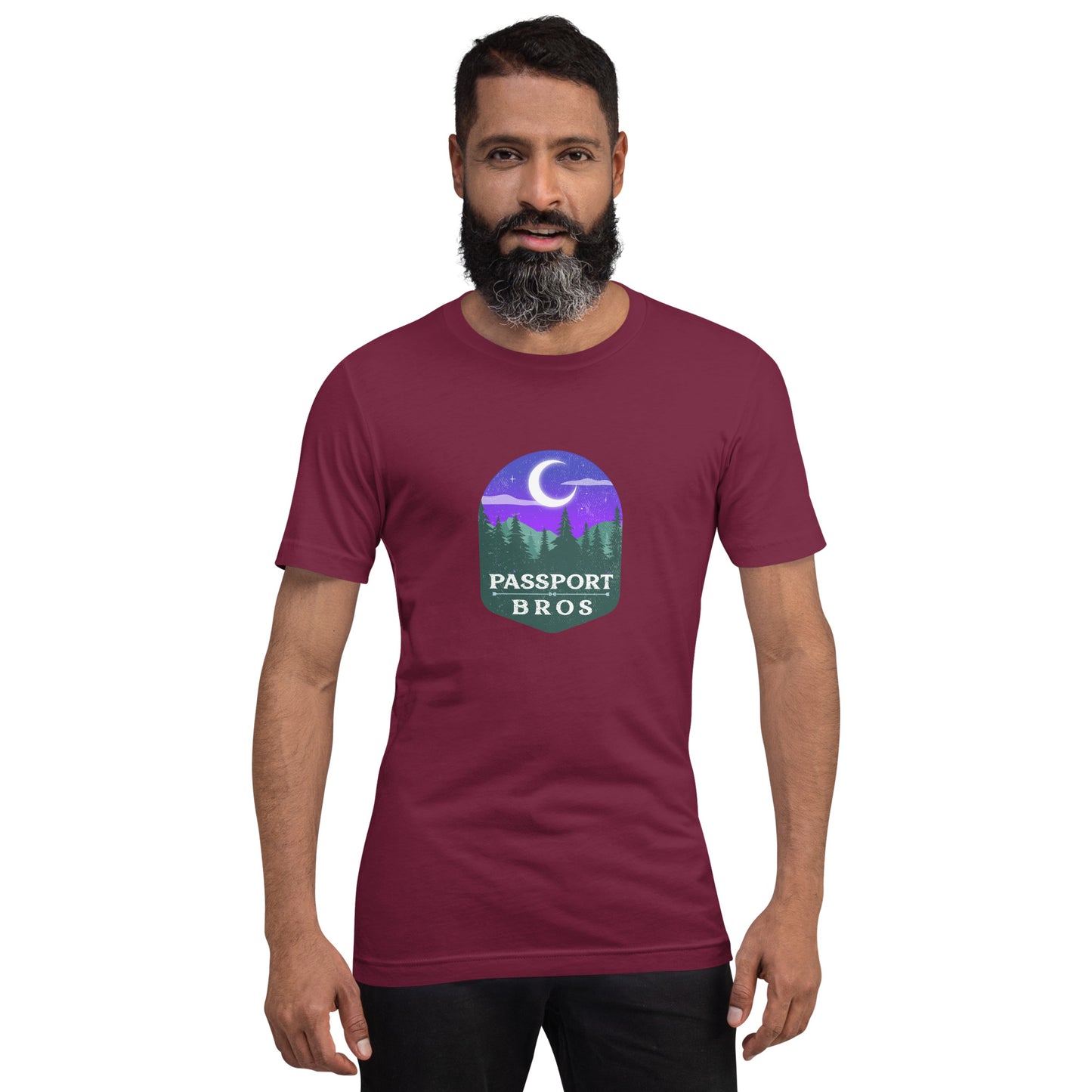 Mountain Midnight Passport Bros T-shirt